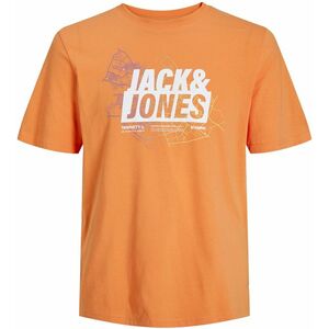 Jack&Jones Jack&Jones Férfi póló JCOMAP Regular Fit 12252376 Tangerine L kép
