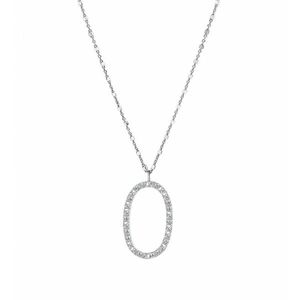 Rosato Rosato Ezüst nyaklánc O betű medállal Cubica RZCU15 (lánc, medál) kép