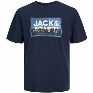 Jack&Jones PLUS Jack&Jones PLUS Férfi póló JCOLOGAN Standard Fit 12257335 Navy Blazer 8XL kép