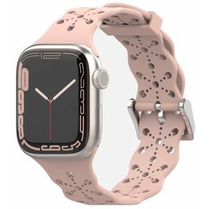 4wrist 4wrist Szilikon szíj Apple Watch-hoz - 42/44/45/49 mm - Pink kép