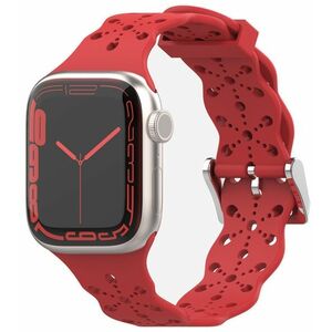 4wrist 4wrist Szilikon szíj Apple Watch-hoz - 42/44/45/49 mm - Red kép
