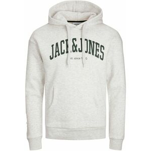 Jack&Jones Jack&Jones Férfi melegítőfelső JJEJOSH Relaxed Fit 12236513 White Melange XXL kép