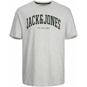 Jack&Jones Jack&Jones Férfi póló JJEJOSH Relaxed Fit 12236514 White Melange XXL kép