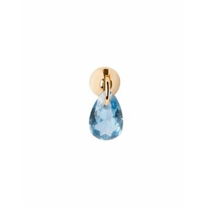 PDPAOLA PDPAOLA Elegáns aranyozott single fülbevaló cirkónium kővel Blue Lily Gold PG01-202-U - 1 db kép