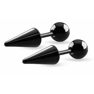 Troli Troli Eredeti fekete acél fülbevaló VGE735B kép