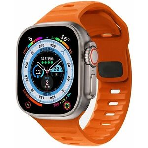 4wrist 4wrist Szilikon szíj Apple Watch-hoz - 42/44/45/49 mm - Orange kép