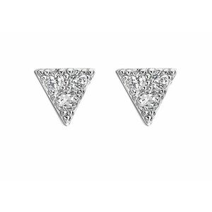 Hot Diamonds Hot Diamonds Csillogó ezüst fülbevaló gyémántokkal és topázzal Stellar DE746 kép