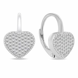 Brilio Silver Brilio Silver Játékos ezüst szív fülbevalók LME251 kép