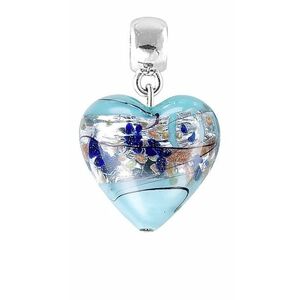 Lampglas Lampglas Bájos medál Ice Heart tiszta ezüsttel ellátott Lampglas S29 gyönggyel kép
