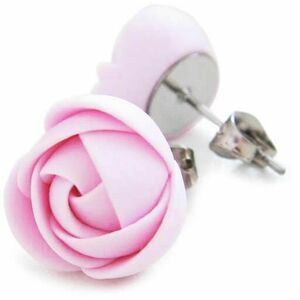 Troli Troli Rózsaszín bedugós virág fülbevaló kép