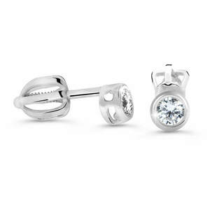 Cutie Diamonds Cutie Diamonds Minimalista bedugós fehérarany fülbevalók gyémántokkal DZ62231-30-00-X-2 kép