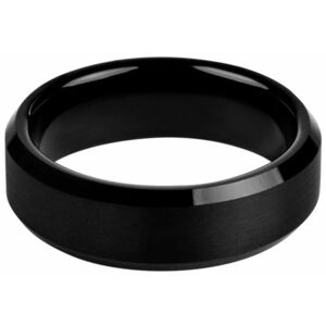 Troli Troli Fekete acél gyűrű 68 mm kép