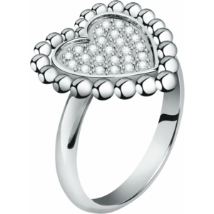 Morellato Morellato Romantikus acél gyűrű átlátszó kristályokkal Dolcevita SAUA14 56 mm kép