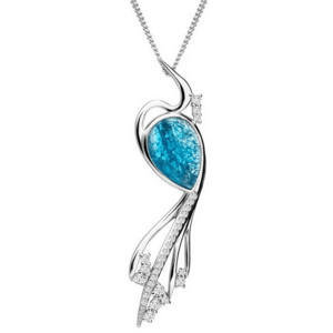 Preciosa Preciosa Elegáns nyaklánc Ines Matrix kék 6109 29 (lánc, medál) kép