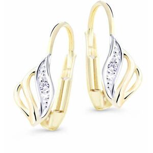 Cutie Diamonds Cutie Diamonds Luxus bicolor arany fülbevalók gyémánttal DZ8024-55-00-X-R1 kép