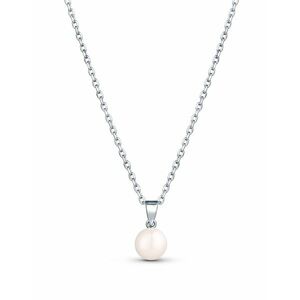 JwL Luxury Pearls JwL Luxury Pearls Gyengéd ezüst nyaklánc igazgyönggyel JL0835 (lánc, medál) kép