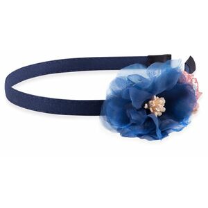Troli Troli Bájos kék hajpánt virágokkal kép