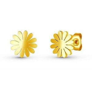 Vuch Vuch Gyengéd aranyozott fülbevaló Virágok Riterra Gold kép