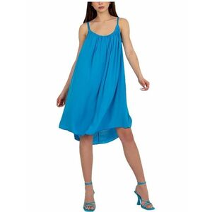 Kék, könnyű pántos női ruha kép