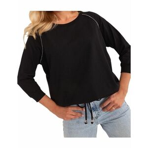 fekete rövid megkötős pulóver kép