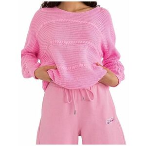 Klasszikus rózsaszín pulóver kép