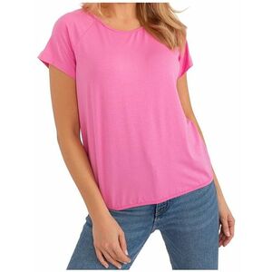 Rózsaszín póló hasítékkal, hátul masnival kép