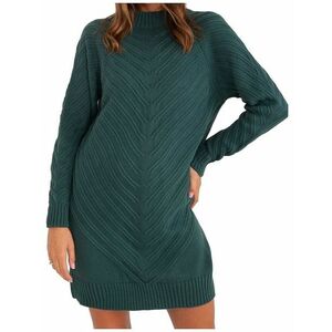 Sötétzöld női pulóver kép