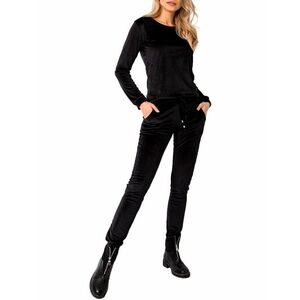 fekete velúr női sportruha kép