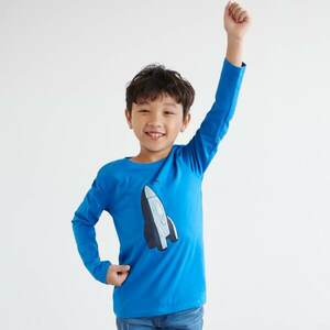 Sinsay - 3 hosszú ujjú póló - Kék kép