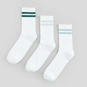 Sinsay - 3 pár zokni - Fehér kép