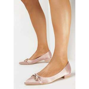 Arany Balerina lapossarkú cipő kép