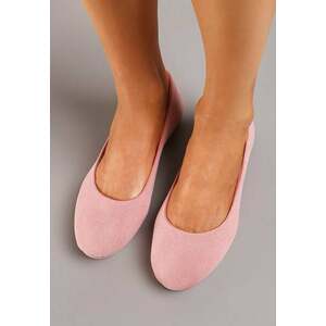Rózsaszín balerina lapossarkú cipő kép