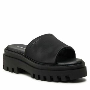 Papucs Calvin Klein Jeans Toothy Combat Sandal In Dc YW0YW01339 Triple Black BEH kép