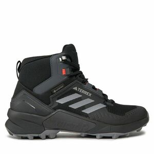 Cipő adidas Terrex Swift R3 Mid GORE-TEX Hiking Shoes HR1308 Core Black/Grey Three/Solar Red kép