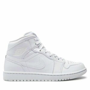 Cipő Nike Air Jordan 1 Mid 554724 136 White/White/White kép