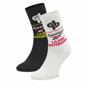 2 pár hosszú szárú unisex zokni Reebok Jul Crew Sock HI3894 Mix kép