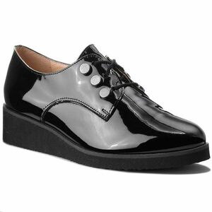 fekete telitalpú cipő kép
