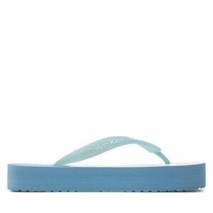 Flip-flops Calvin Klein Jeans Beach Sandal Flatform Monologo YW0YW01617 Dusk Blue/Bright White 0G2 kép