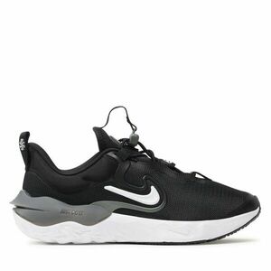 Cipő Nike Run Flow (GS) DR0472 001 Black/White/Iron Grey kép