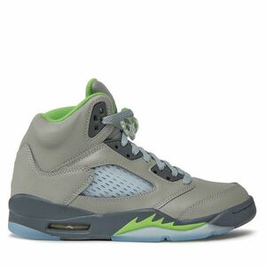 Cipő Nike Air Jordan 5 Retro (GS) DQ3734 003 Silver/Green Bean/Flint Grey kép