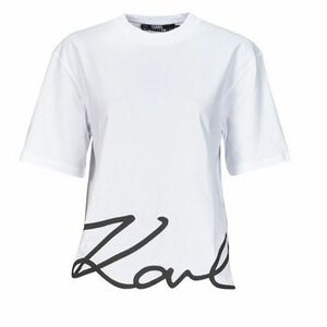 Rövid ujjú pólók Karl Lagerfeld karl signature hem t-shirt kép