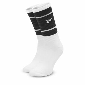 Unisex Magasszárú Zokni Reebok CL Basketball Sock HC1906 White kép