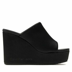 Papucs Calvin Klein Jeans Wedge Sandal Sat Nyl Dc YW0YW01359 Black BEH kép