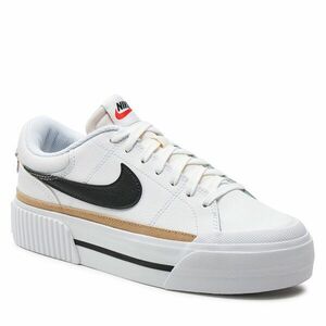Cipő Nike Court Legacy Lift DM7590 100 White/Black/Hemp/Team Orange kép