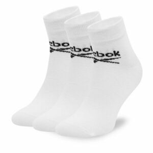 3 pár uniszex hosszú szárú zokni Reebok R0429-SS24 (3-pack) Fehér kép