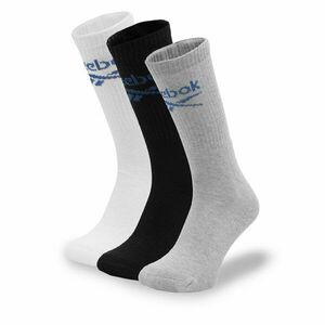 3 pár uniszex hosszú szárú zokni Reebok R0258-SS24 (3-pack) Színes kép