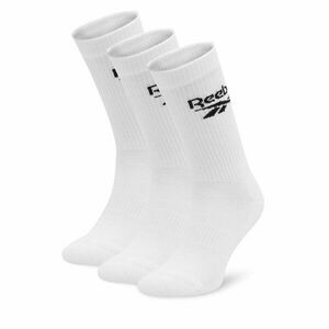 3 pár uniszex hosszú szárú zokni Reebok R0452-SS24 (3-pack) Fehér kép