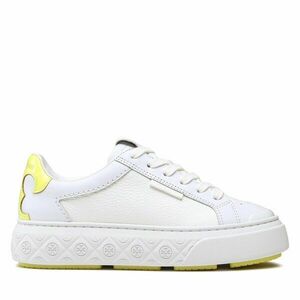 Sportcipő Tory Burch Ladybug Sneaker 149083 Titanium White/Blazing Yellow 100 kép