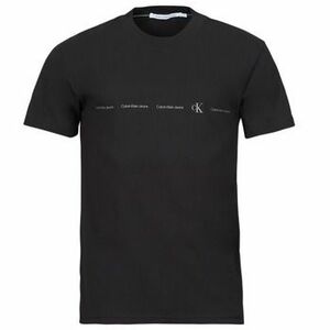 Calvin Klein fekete póló logóval - M kép