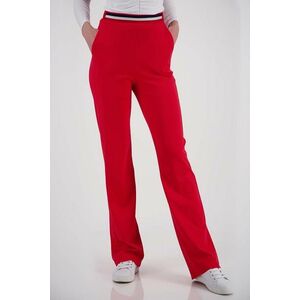 Piros StarShinerS casual bővülő nadrág rugalmas anyagból zsebbel ellátva kép